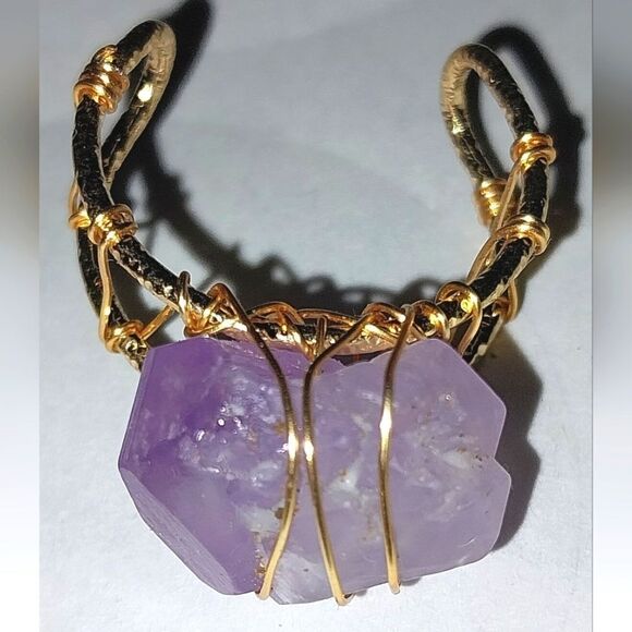 Purple EMERY ROSE STONE RING - Picture 6 of 11